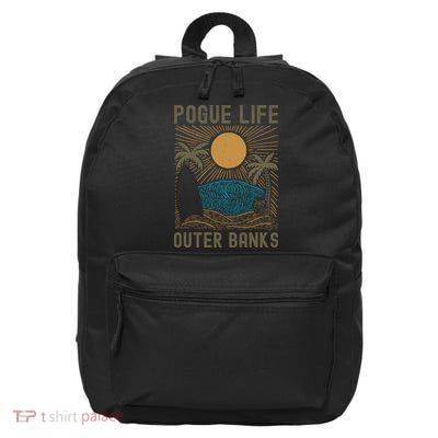 Outer Banks North Carolina NC Beach 16 in Basic Backpack