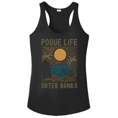 Outer Banks North Carolina NC Beach Ladies PosiCharge Competitor Racerback Tank