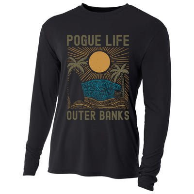 Outer Banks North Carolina NC Beach Cooling Performance Long Sleeve Crew