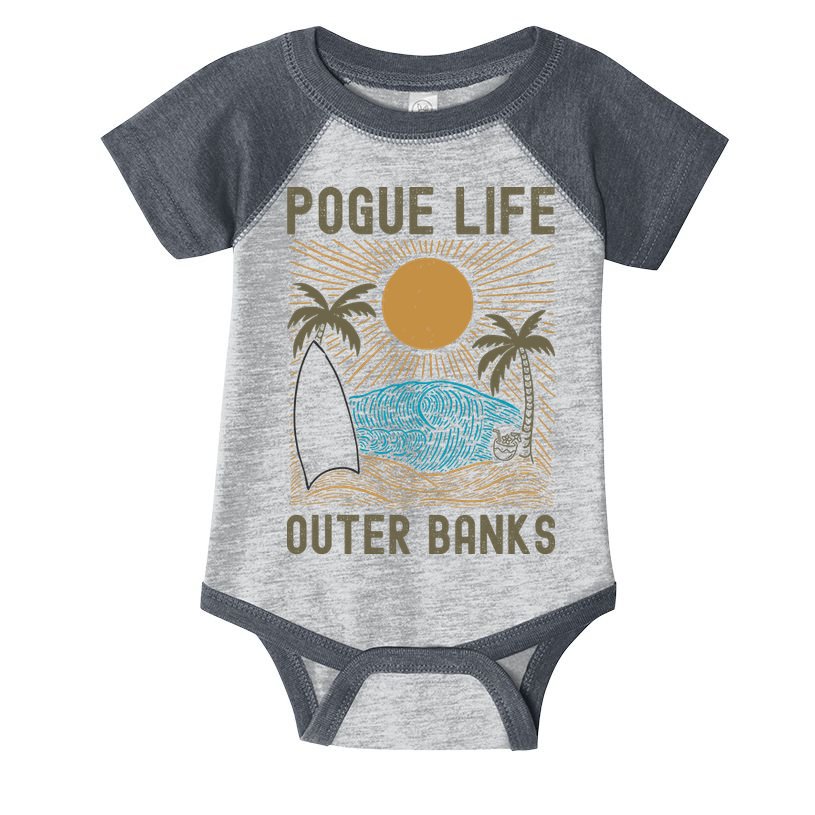 Outer Banks North Carolina NC Beach Infant Baby Jersey Bodysuit