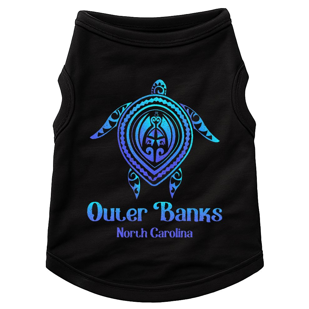 Outer Banks North Carolina Souvenir OBX NC Sea Turtle Doggie Tank