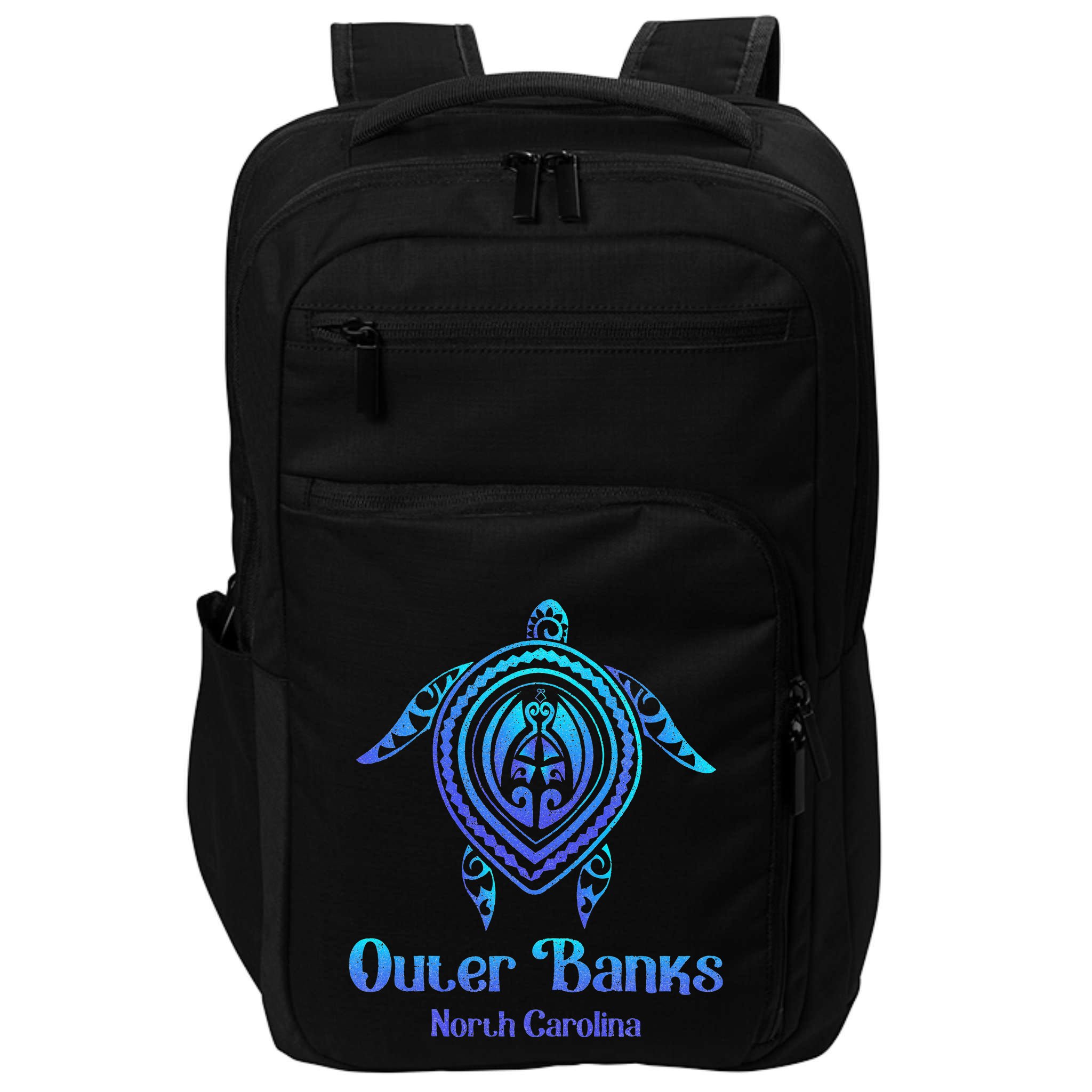 Outer Banks North Carolina Souvenir OBX NC Sea Turtle Impact Tech Backpack