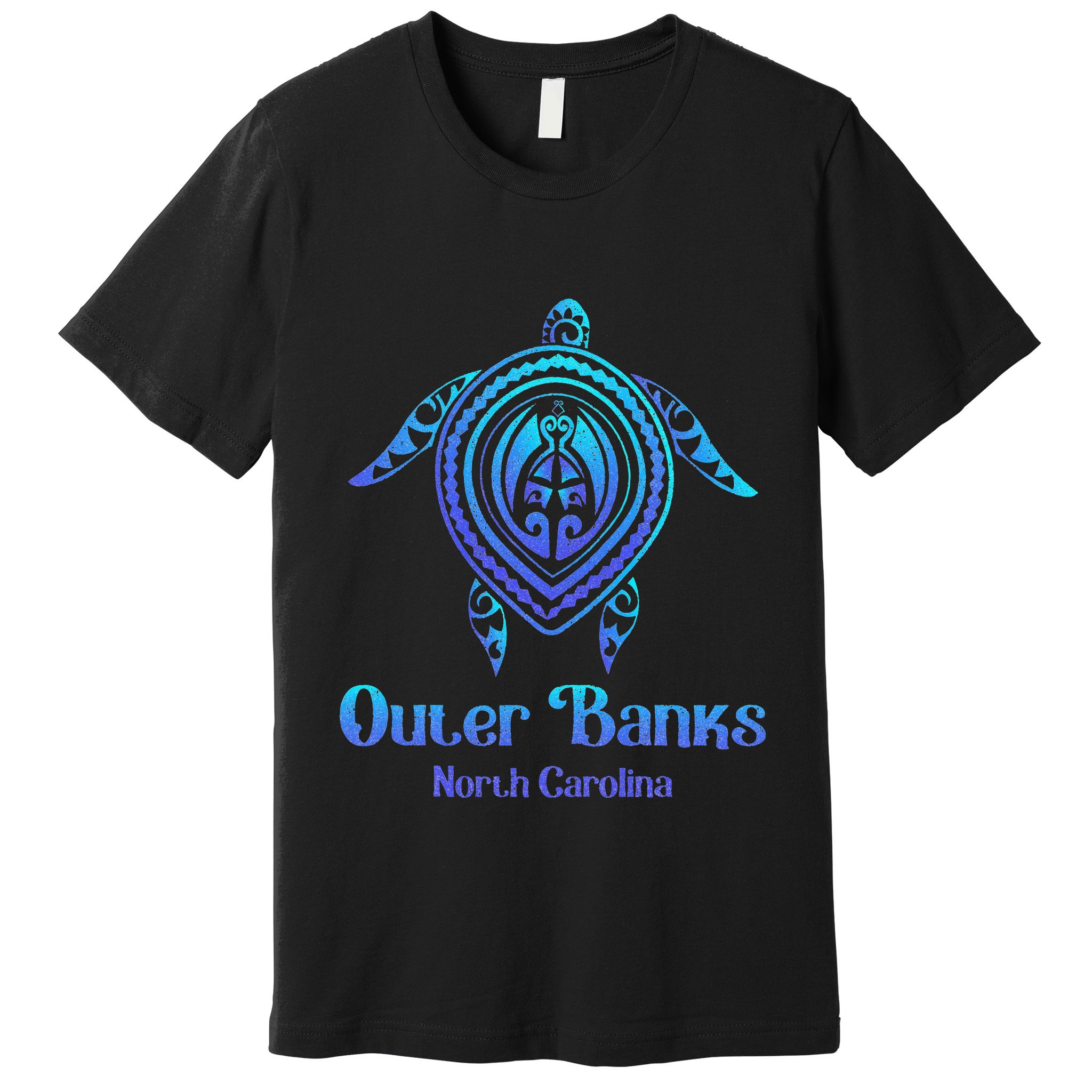 Outer Banks North Carolina Souvenir OBX NC Sea Turtle Premium T-Shirt