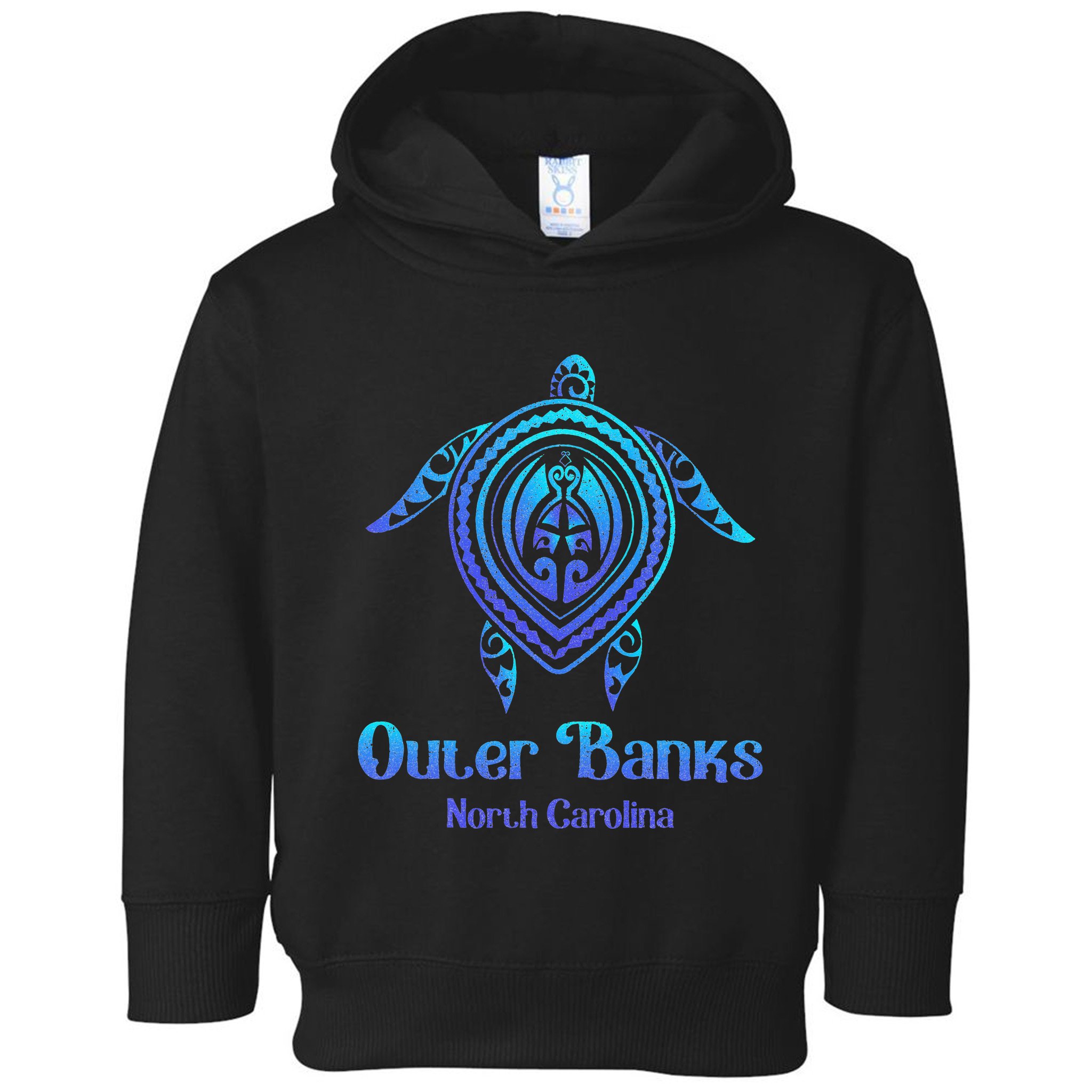 Outer Banks North Carolina Souvenir OBX NC Sea Turtle Toddler Hoodie