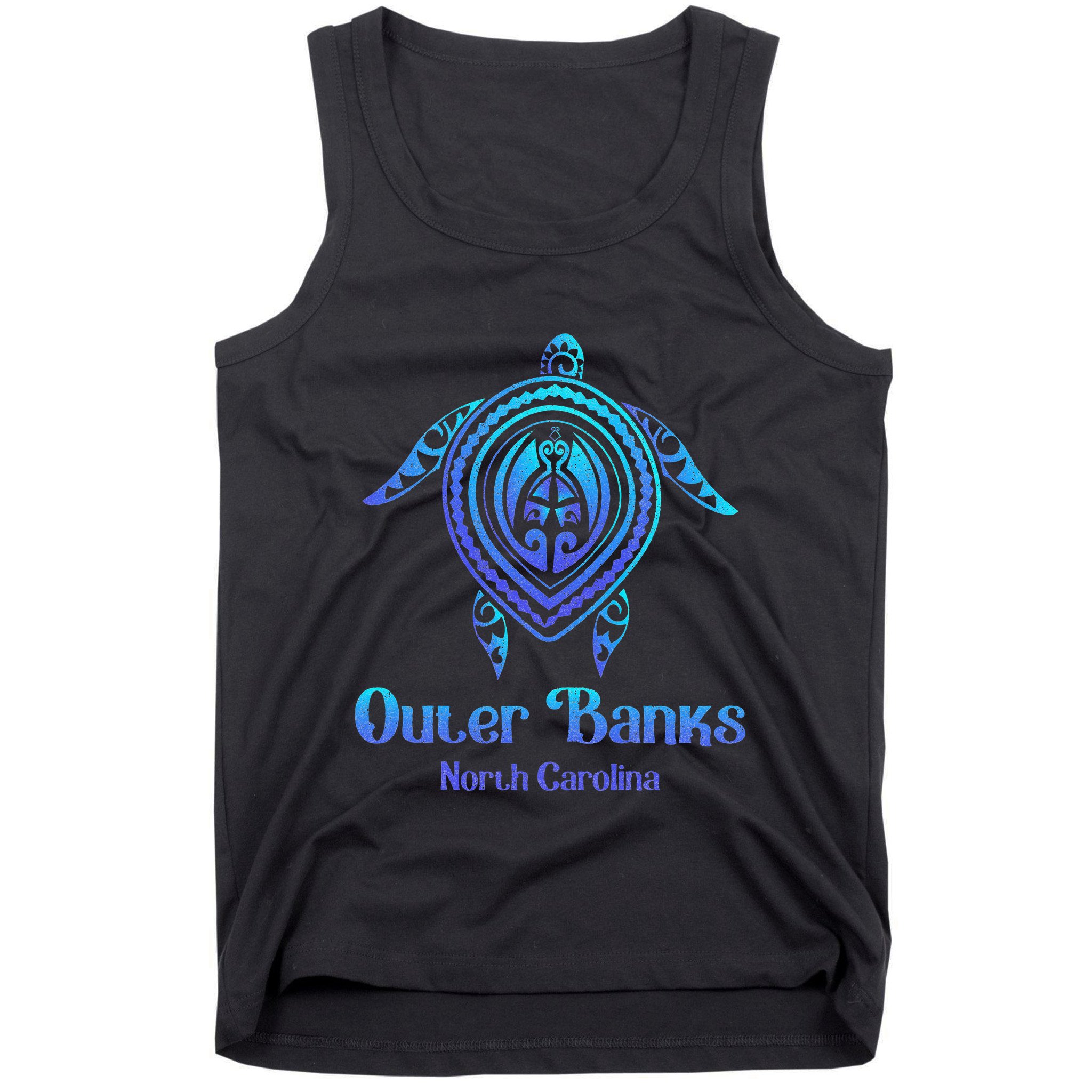 Outer Banks North Carolina Souvenir OBX NC Sea Turtle Tank Top