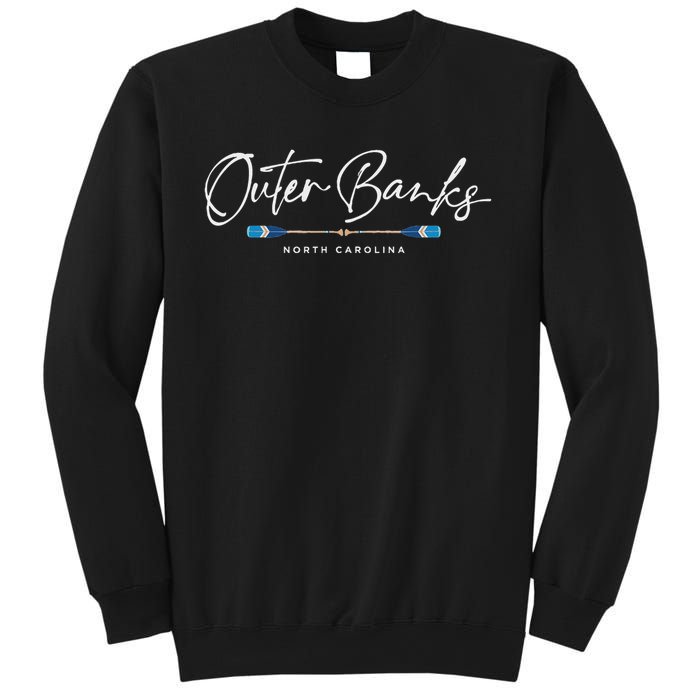 Outer Banks North Carolina Oars Graphic Sweatshirt