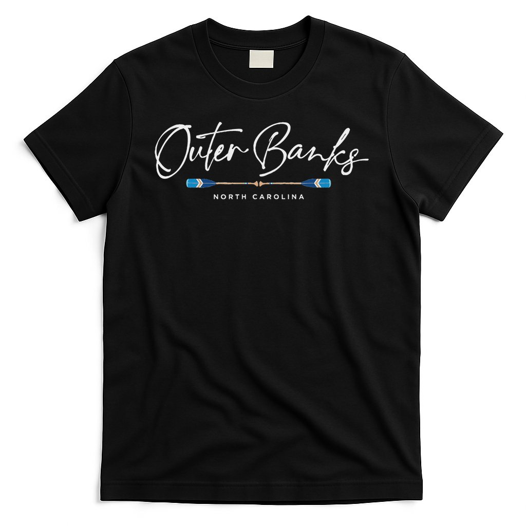 Outer Banks North Carolina Oars Graphic T-Shirt