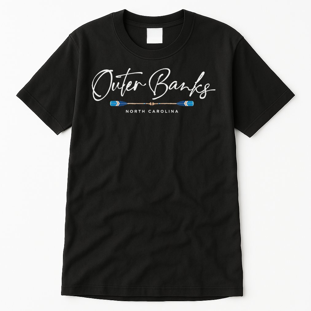 Outer Banks North Carolina Oars Graphic Tall T-Shirt