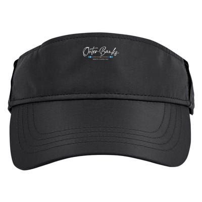 Outer Banks North Carolina Oars Graphic Adult Drive Performance Visor