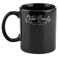 Outer Banks North Carolina Oars Graphic 11oz C Handle Ceramic Mug