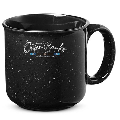 Outer Banks North Carolina Oars Graphic 15oz Campfire Ceramic Mug