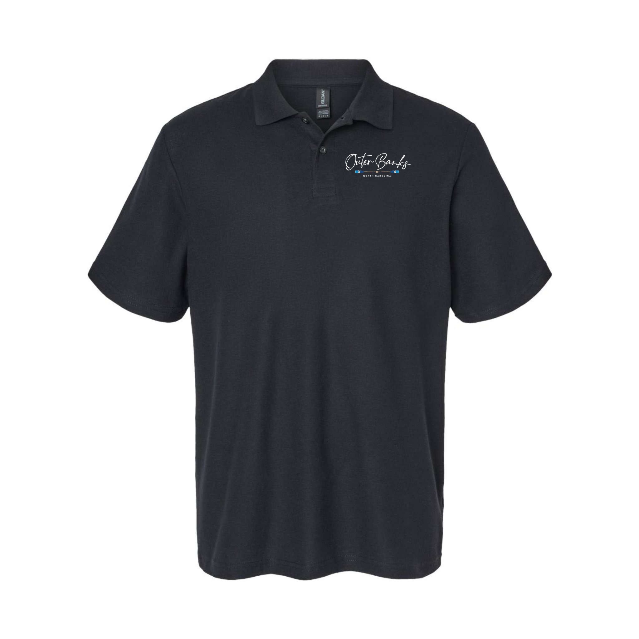 Outer Banks North Carolina Oars Graphic Polo