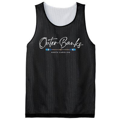 Outer Banks North Carolina Oars Graphic Mesh Reversible Basketball Jersey Tank