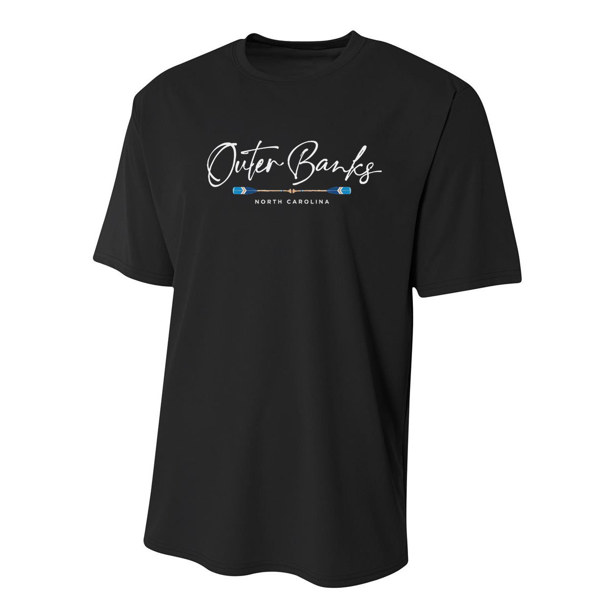 Outer Banks North Carolina Oars Graphic Youth Performance Sprint T-Shirt