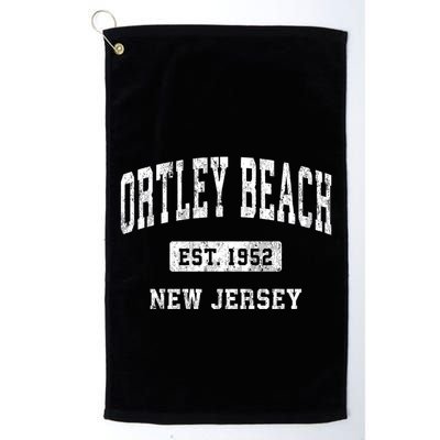 Ortley Beach New Jersey Nj Vintage Athletic Sports Golf Towel