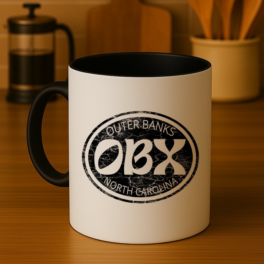 Outer Banks North Carolina Obx Beach Summer Travel Vintage Gift Mug
