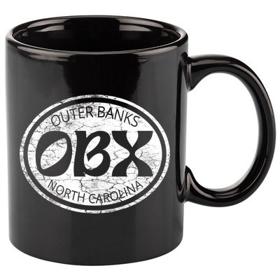 Outer Banks North Carolina Obx Beach Summer Travel Vintage Gift 11oz C Handle Ceramic Mug