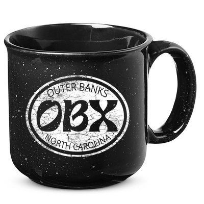 Outer Banks North Carolina Obx Beach Summer Travel Vintage Gift 15oz Campfire Ceramic Mug