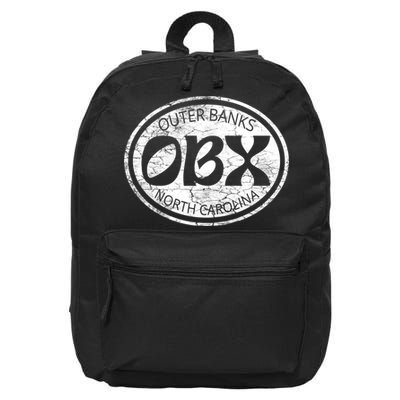 Outer Banks North Carolina Obx Beach Summer Travel Vintage Gift 16 in Basic Backpack