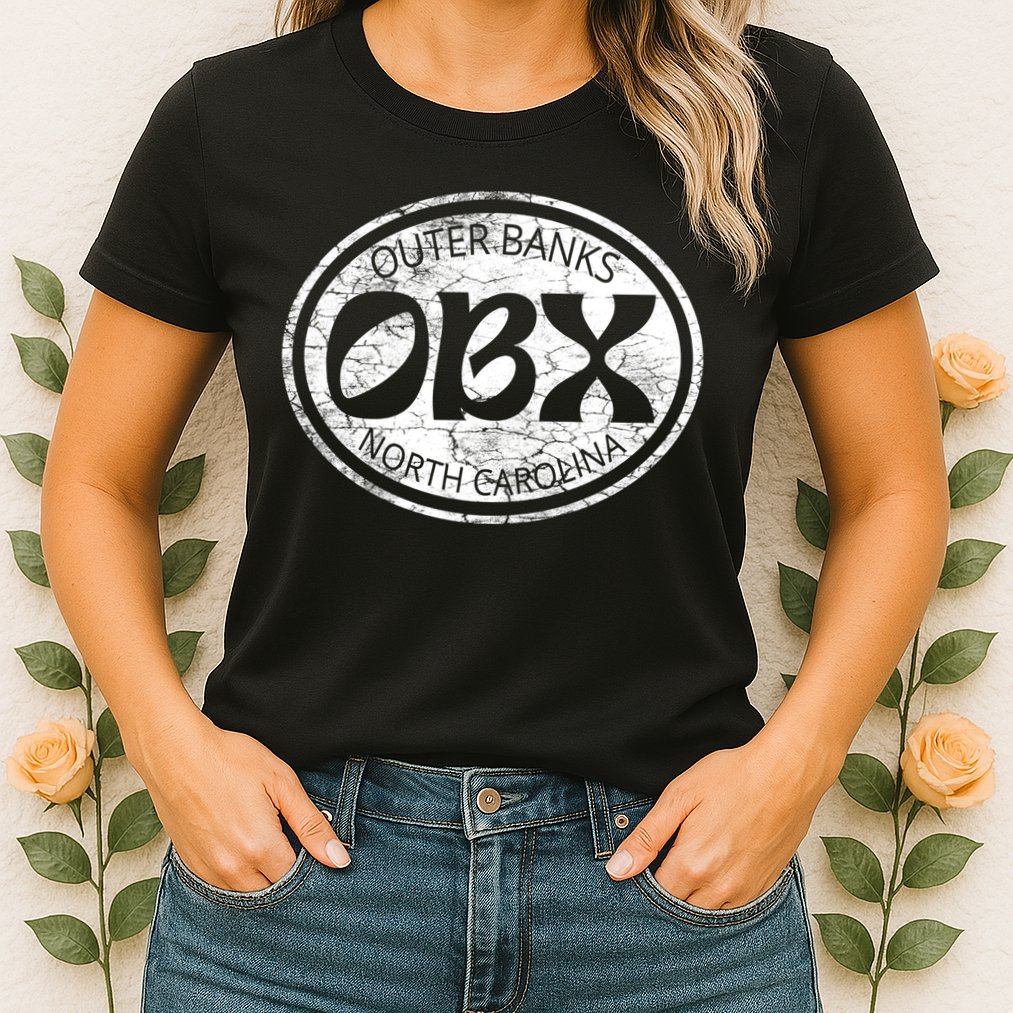 Outer Banks North Carolina Obx Beach Summer Travel Vintage Gift Womens T-Shirt
