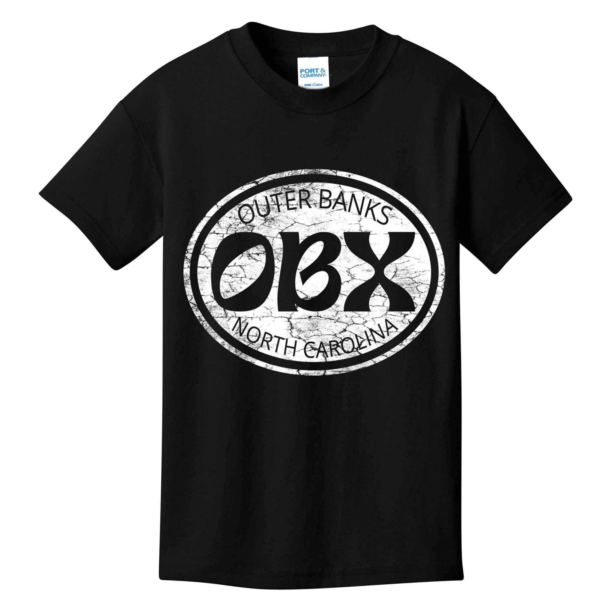Outer Banks North Carolina Obx Beach Summer Travel Vintage Gift Kids T-Shirt