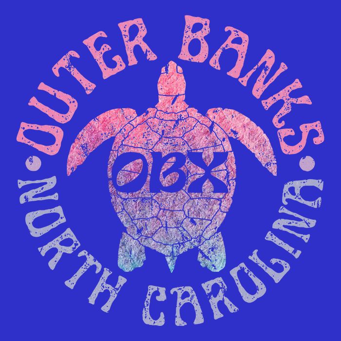 O.U.T.E.R B..A.N.K.S North Carolina Obx Sea Turtle Beach Full-Length Apron With Pockets