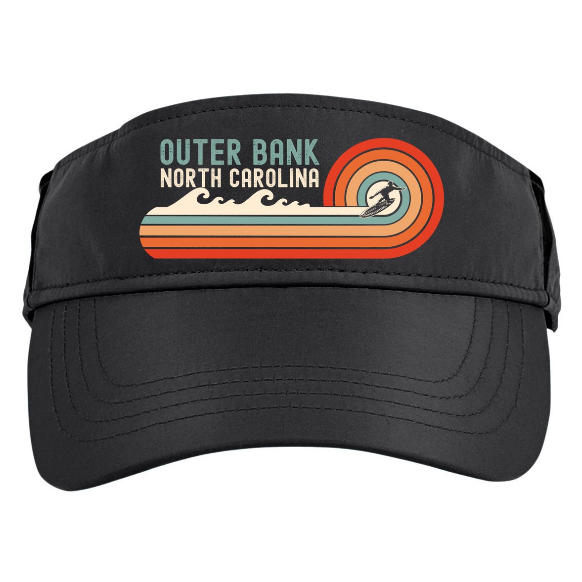 Outer Banks North Carolina NC Beach Adult Drive Performance Visor