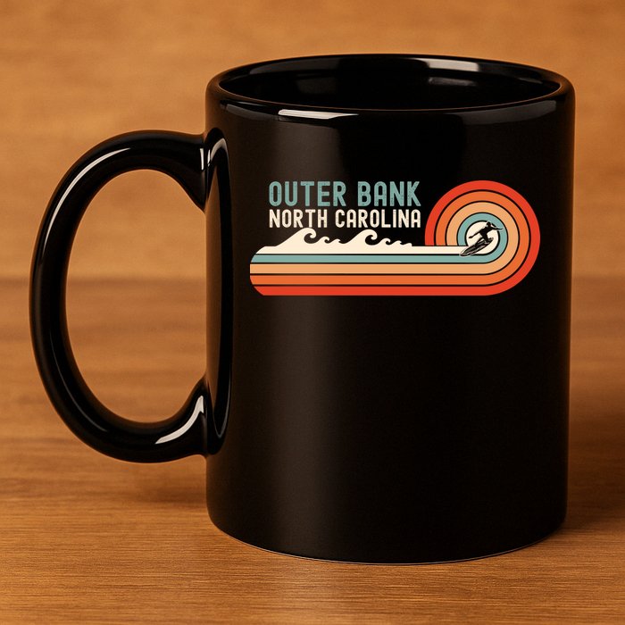 Outer Banks North Carolina NC Beach 11oz C Handle Ceramic Mug