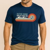 Outer Banks North Carolina NC Beach Cooling Performance Crew T-Shirt