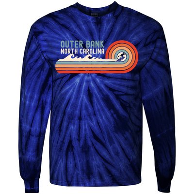 Outer Banks North Carolina NC Beach Tie-Dye Long Sleeve Shirt