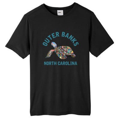 Outer Banks North Carolina NC Beach Tall Fusion ChromaSoft Performance T-Shirt