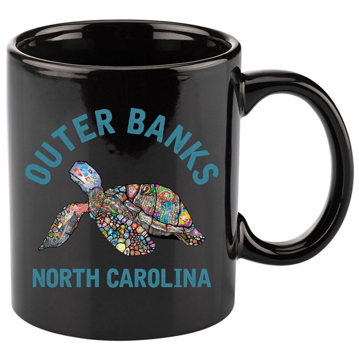 Outer Banks North Carolina NC Beach 11oz C Handle Ceramic Mug