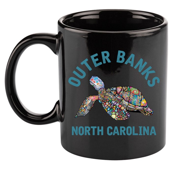 Outer Banks North Carolina NC Beach 11oz C Handle Ceramic Mug