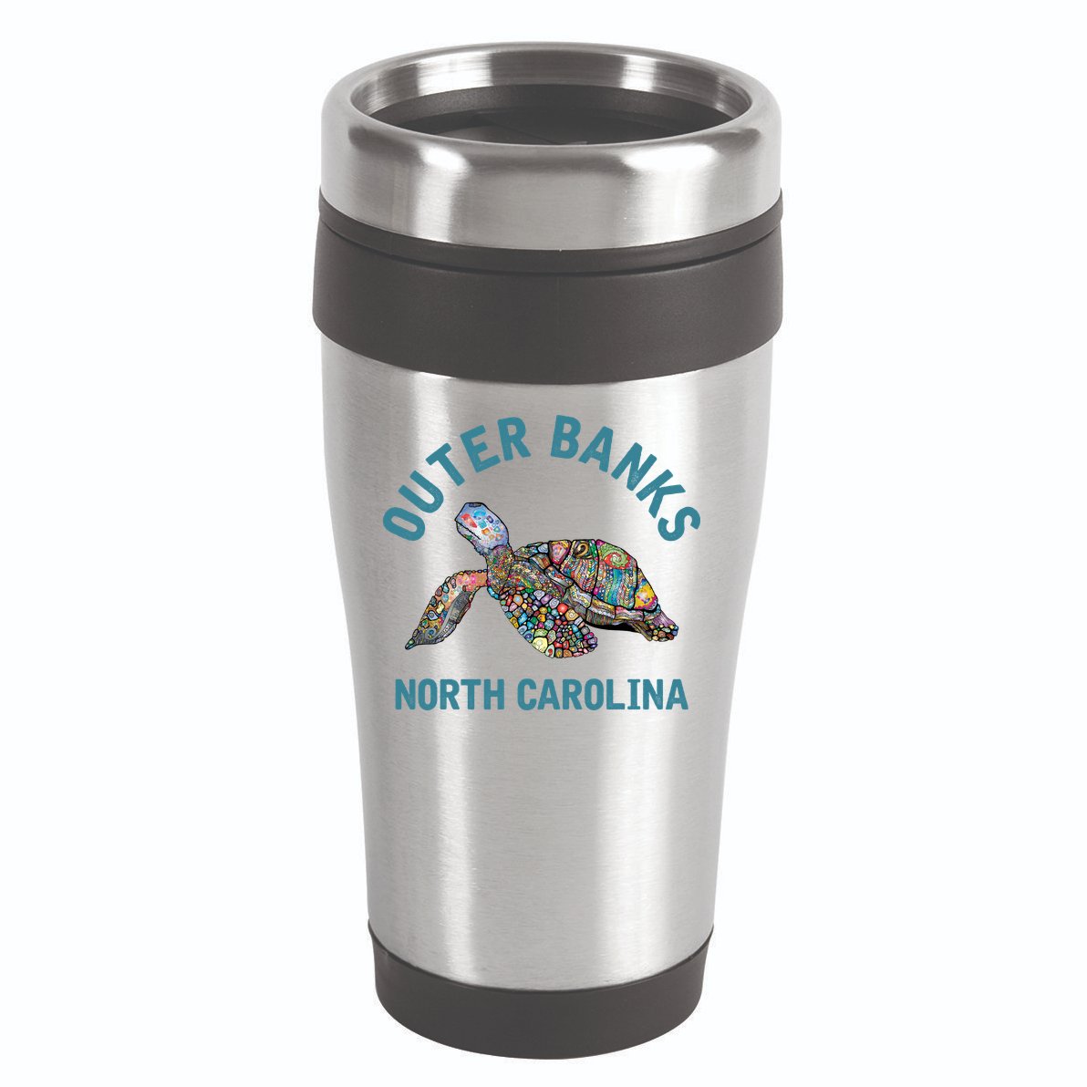 Outer Banks North Carolina NC Beach 16oz Travel Tumbler