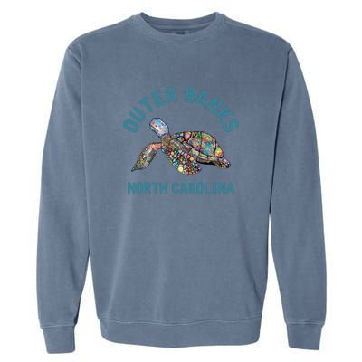 Outer Banks North Carolina NC Beach Garment-Dyed Sweatshirt