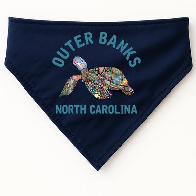 Outer Banks North Carolina NC Beach USA-Made Doggie Bandana