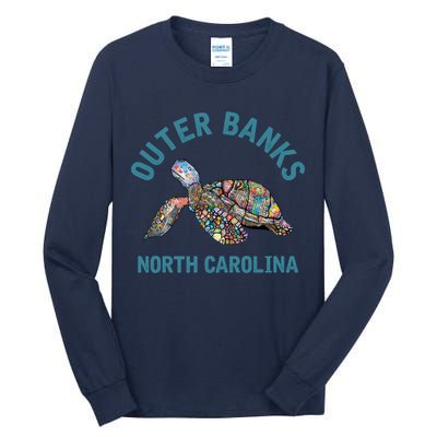 Outer Banks North Carolina NC Beach Tall Long Sleeve T-Shirt