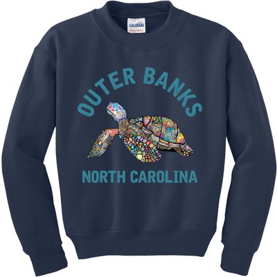 Outer Banks North Carolina NC Beach Kids Sweatshirt