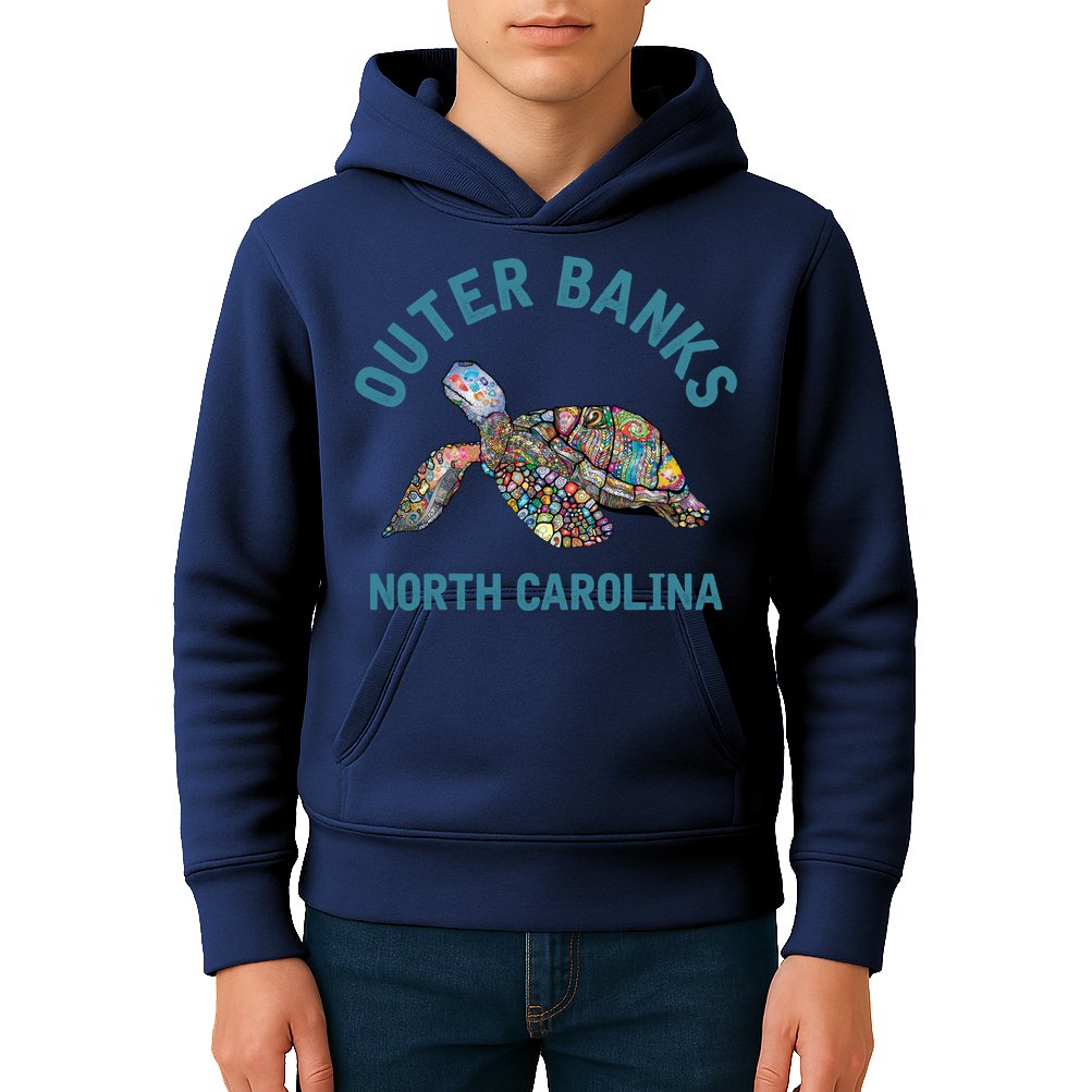 Outer Banks North Carolina NC Beach Kids Hoodie