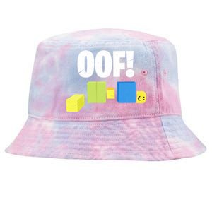 Oof! Blox Noob Funny Gamer Gift Tie-Dyed Bucket Hat