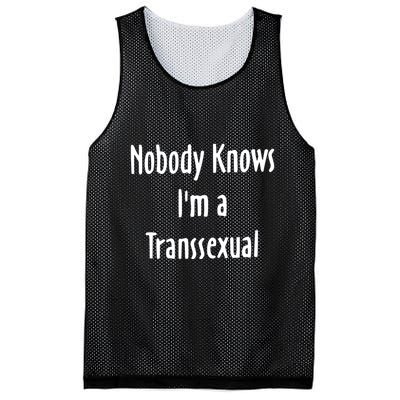 Onika Burgers Nobody Knows IM Transsexual Mesh Reversible Basketball Jersey Tank