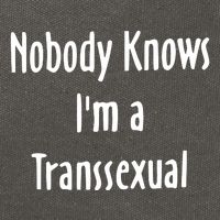 Onika Burgers Nobody Knows IM Transsexual Cotton Canvas Backpack