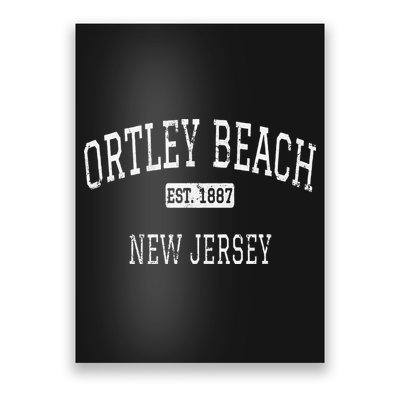 Ortley Beach New Jersey Nj Vintage Poster
