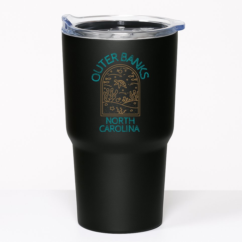 Outer Banks North Carolina NC Beach Tumbler