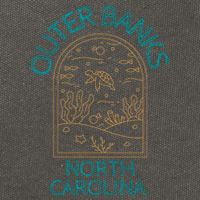Outer Banks North Carolina NC Beach Cotton Canvas Backpack