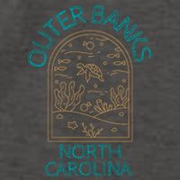 Outer Banks North Carolina NC Beach Vector Backpack