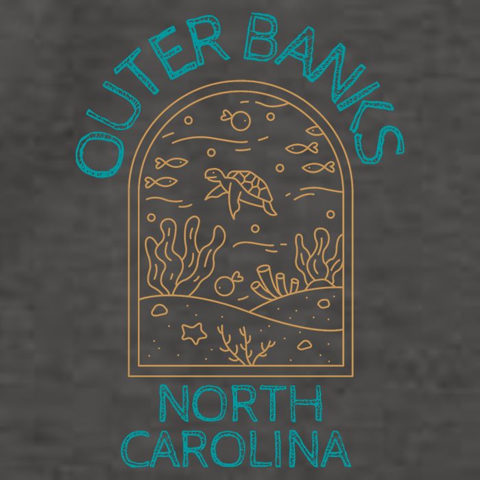 Outer Banks North Carolina NC Beach Vector Backpack