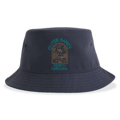 Outer Banks North Carolina NC Beach Sustainable Bucket Hat