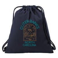 Outer Banks North Carolina NC Beach Drawstring Bag