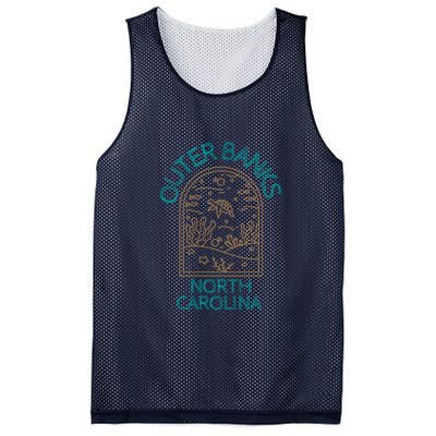 Outer Banks North Carolina NC Beach Mesh Reversible Basketball Jersey Tank